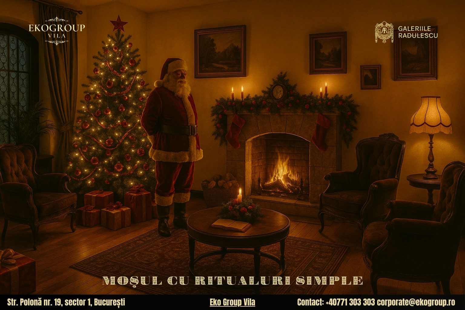 Legenda lui Moș Crăciun și farmecul Crăciunului anilor ’30 la Eko Group Vila 6 Legenda lui Moș Crăciun și farmecul Crăciunului anilor ’30 la Eko Group Vila